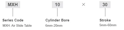 MXH Series Slide Cylinder